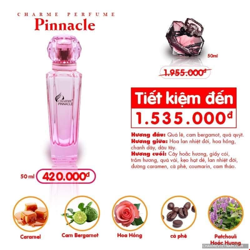 Mùi hương đặc trưng của Charme Pinnacle