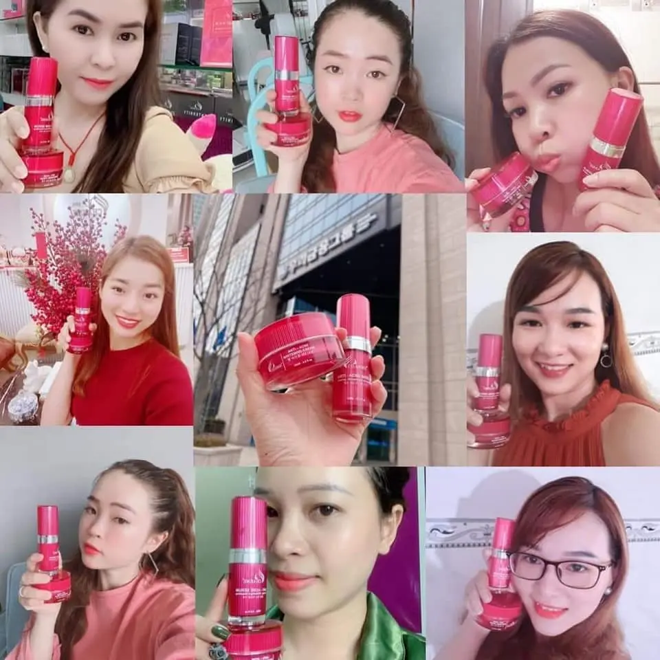 Combo Trị Mụn Charme Thông Đỏ Hàn Quốc