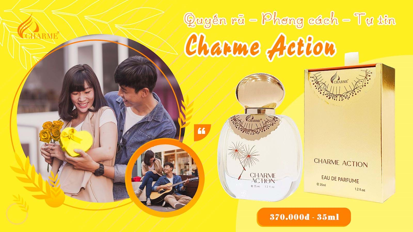 Nước hoa Nữ Charme Action 35ml