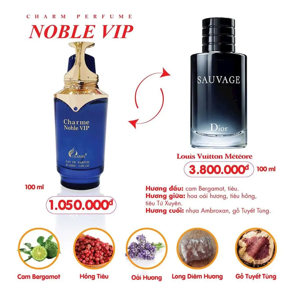 NOBLE VIP – Chuẩn mùi DIOR SAUVAGE