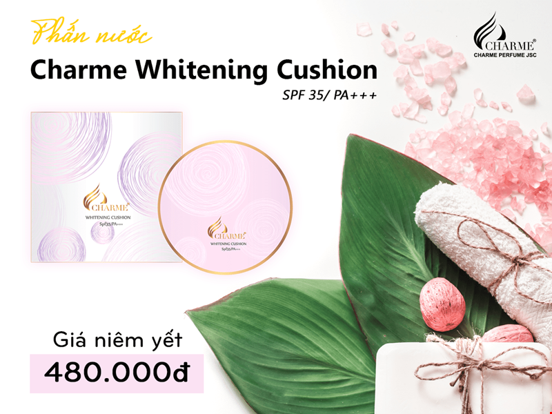 Phấn Nước Charme Whitening Cushion Spf 35/ Pa+++