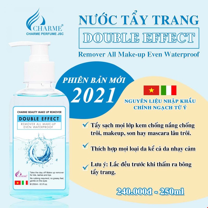 Tẩy Trang Charme Beauty Makeup Remover