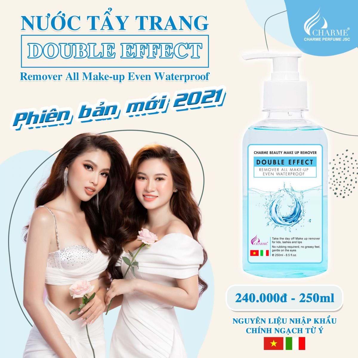Tẩy Trang Charme Beauty Makeup Remover