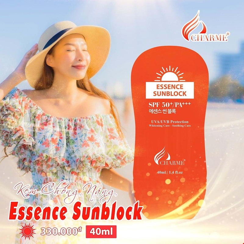  Kem Chống Nắng Charme Essence Sunblock Spf50/Pa+++