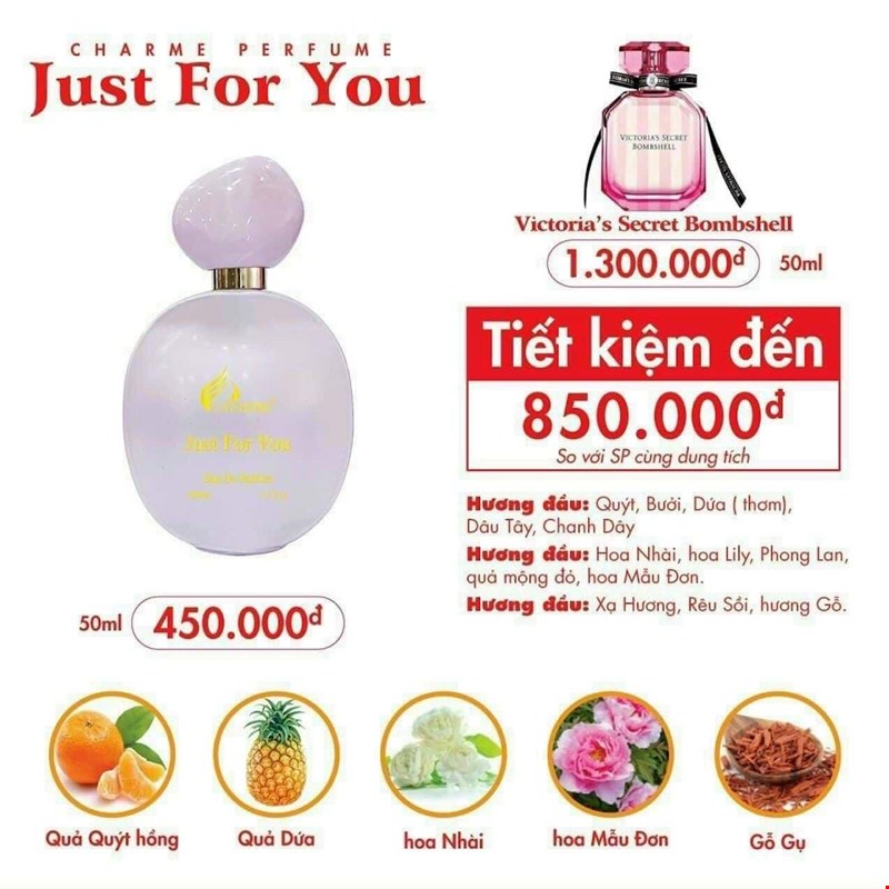 Charme Just For You 50ml