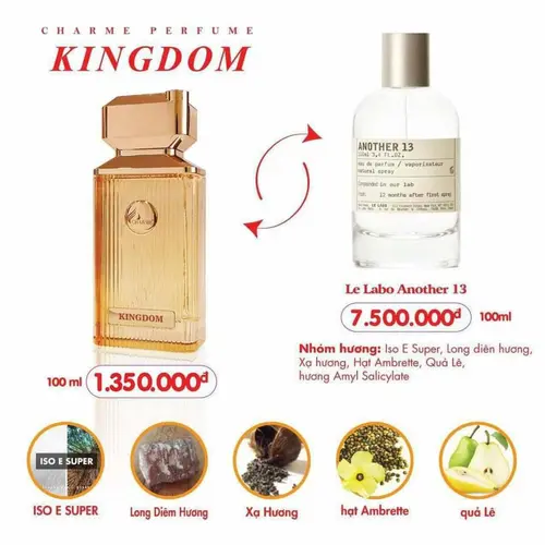 Nước Hoa Unisex Charme Kingdom 100ml