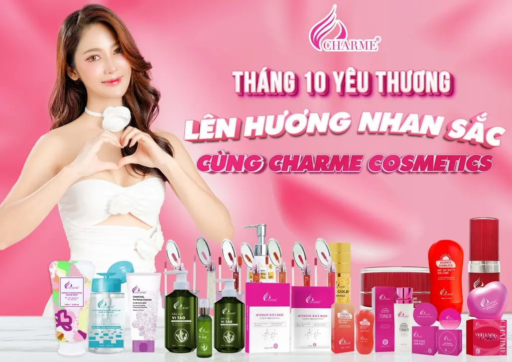 Cùng Charme Cosmetic Lên Hương Nhan Sắc Mừng 20/10