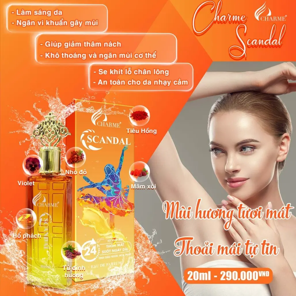 Xịt Khử Mùi Charme -