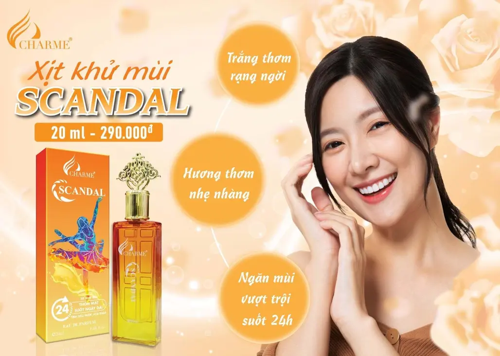 Xịt Khử Mùi Charme -