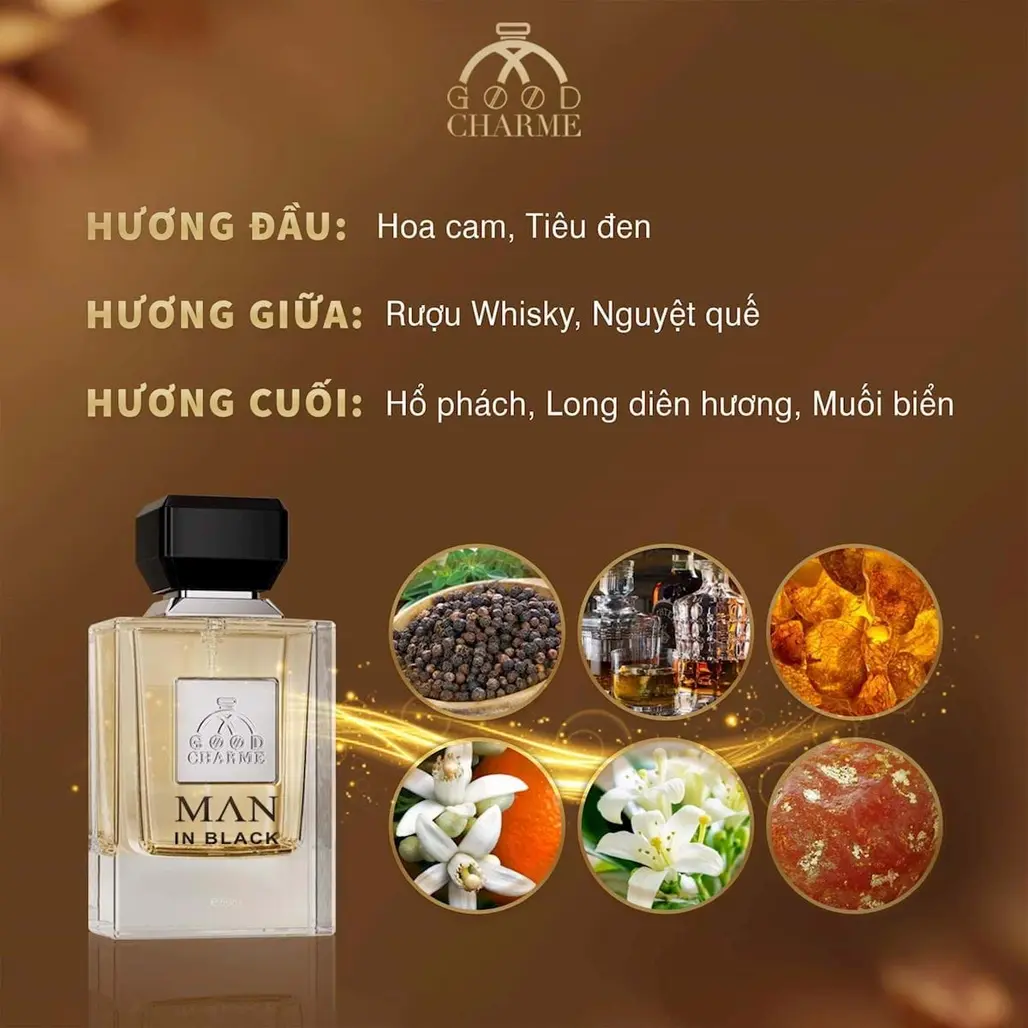 Good Charme Man In Black 50ml