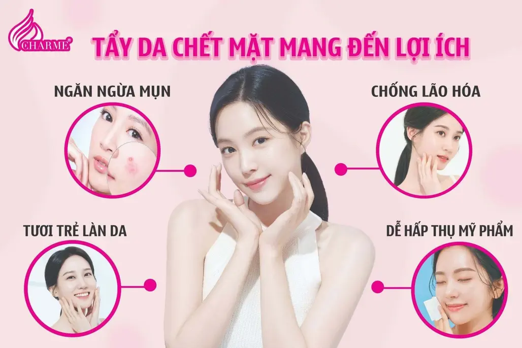 Tẩy Tế Bào Chết Da Mặt Charme Perfect Exfoliating Scrub Mask