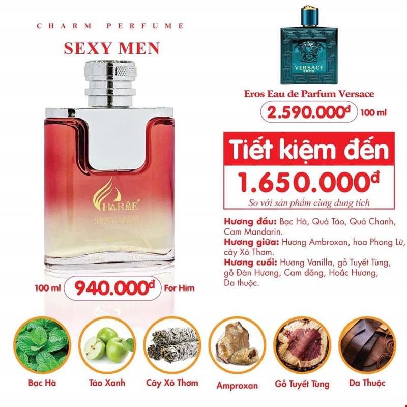 Charme Sexy Men 100ml [New 2024]