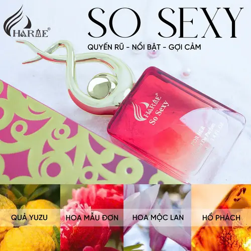 Nước hoa Nữ Charme So Sexy 100ml [Phiên Bản 2024]