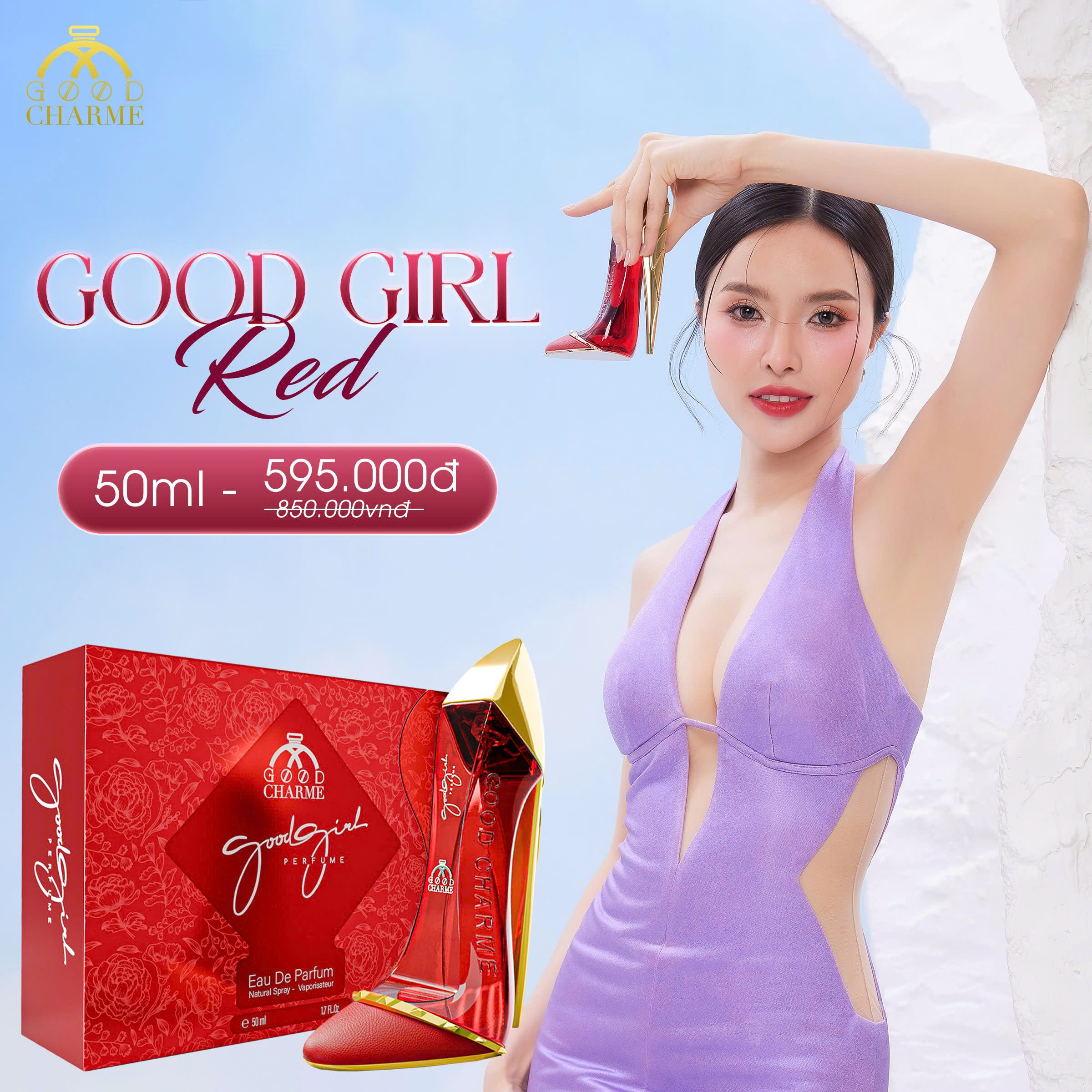 Nước Hoa Nữ Good Charme Good Girl 50ml [Phiên Bản Đỏ 2025]