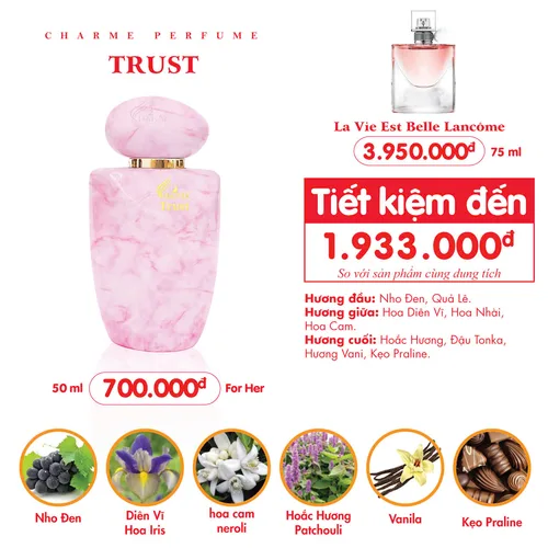 Nước hoa Nữ Charme Trust 50ml