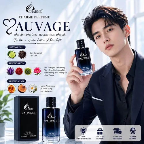 Nước Hoa Nam Charme Sauvage 100ml