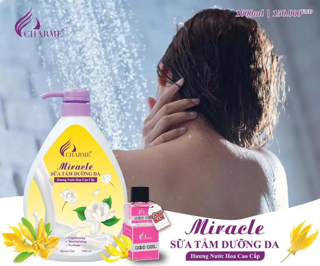 Sữa tắm MIRACLE - Hương Hoa Nhài