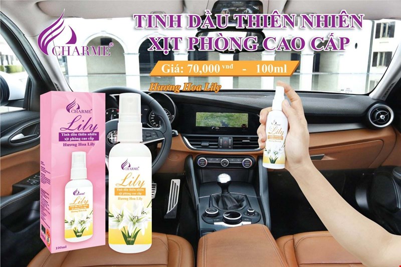 Tinh Dầu Xịt Phòng Charme Hương Hoa Lily