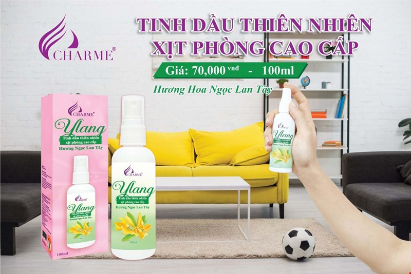 Tinh Dầu Xịt Phòng Charme Hương Hoa Ngọc Lan Tây