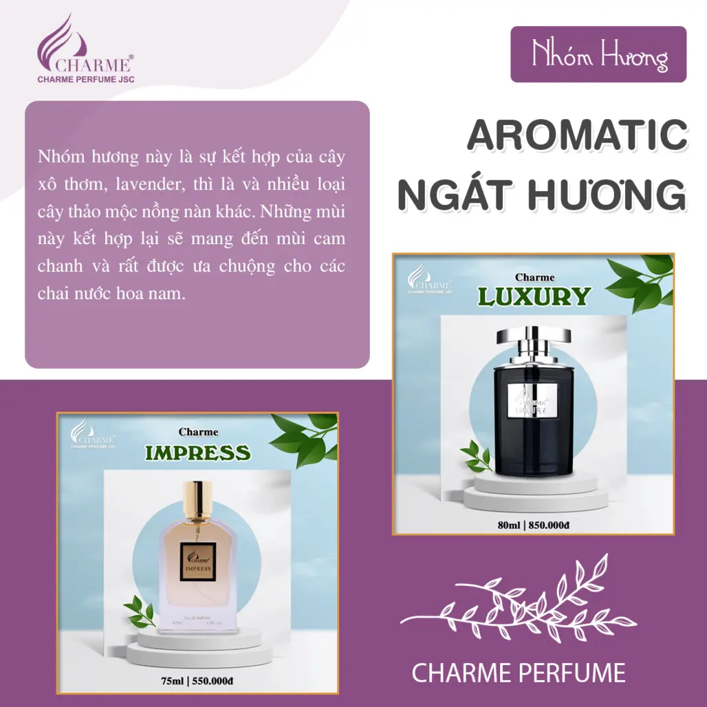 7 nhóm hương cơ bản của nước hoa