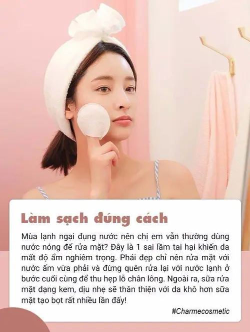 Để da mặt không khô khốc sần sùi mùa lạnh, đây là 6 quy tắc chị em cần nắm