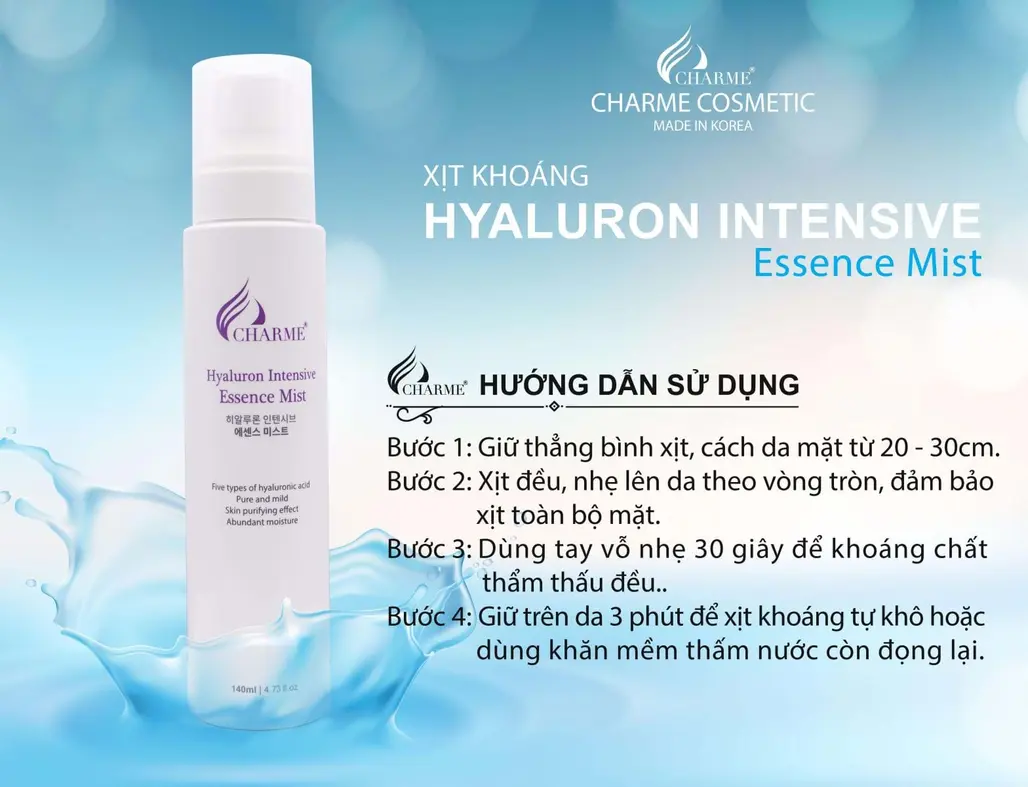 Nước xịt khoáng có tác dụng gì cho da mặt và dùng xịt khoáng như thế nào??