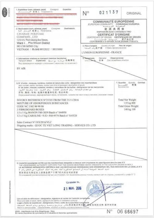 Nước hoa Charme pha chế và nhập tinh dầu 100% từ Pháp Chỉ thực hiện công đoạn ủ và đóng gói tại Việt Nam nên chất lượng đạt chuẩn tuyệt đối