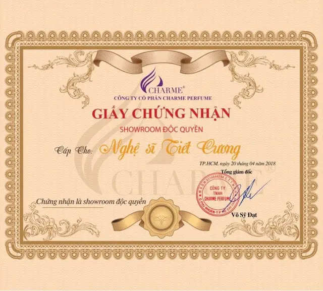 Nghệ sĩ Tiết Cương trở thành đại lý của Charme