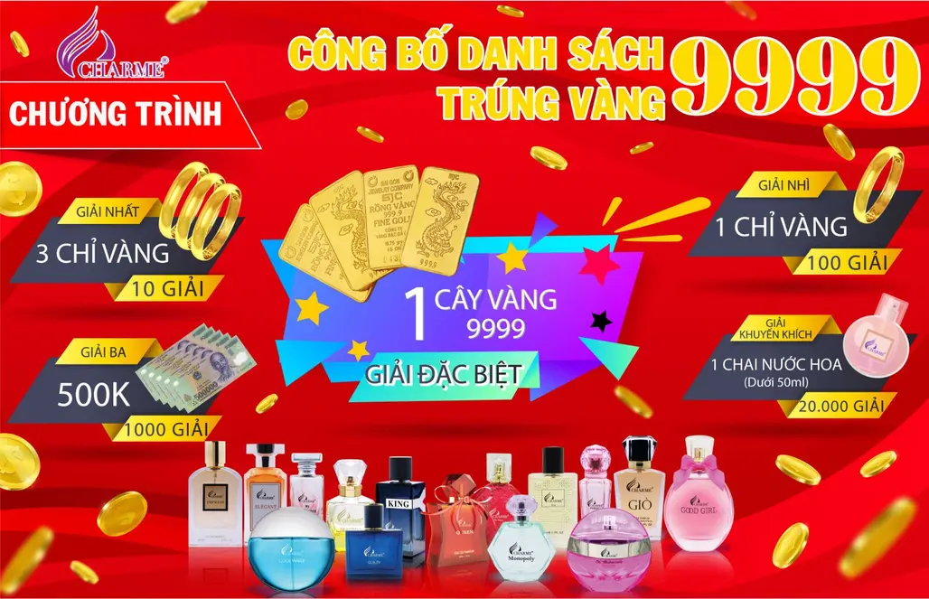 CÔNG BỐ DANH SÁCH TRÚNG VÀNG