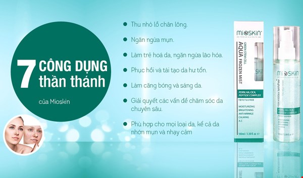 Xịt dưỡng tế bào gốc MioSkin Plus mới 2020