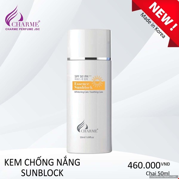 Kem Chống Nắng Charme Essence Sunblock Spf50/Pa+++