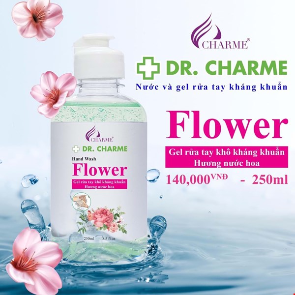 Gel Rửa Tay Khô Dr. Charme Flower 