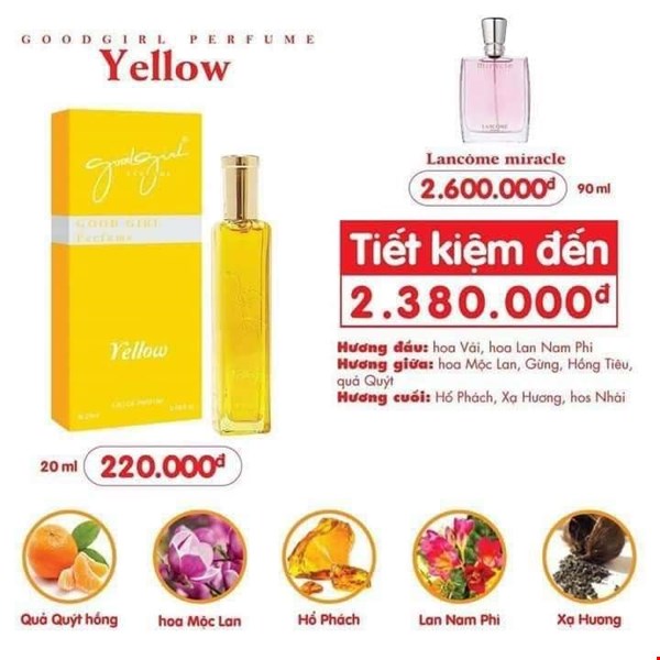 Nước Hoa Nữ Charme Good Girl Perfume 20ml