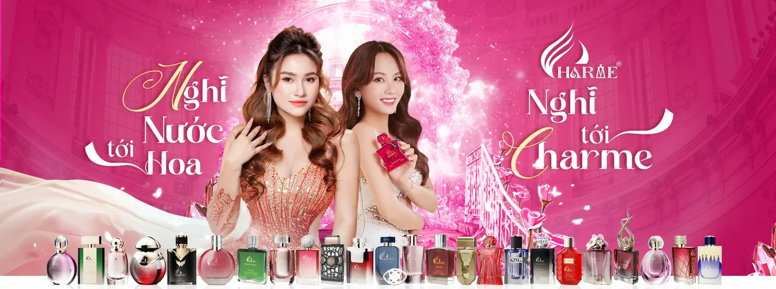 Nước hoa Charme đồng hành cùng hoa hậu